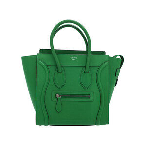 Celine Shopper Tote Luggage Logo Handbag